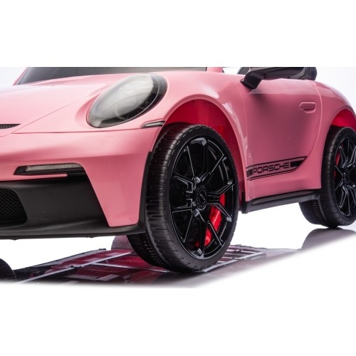 Pojazd elektryczny Porsche 911 GT3, różowy