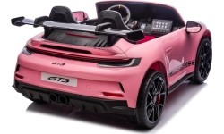 Pojazd elektryczny Porsche 911 GT3, różowy