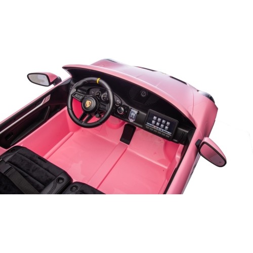 Pojazd elektryczny Porsche 911 GT3, różowy