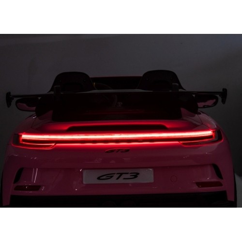 Pojazd elektryczny Porsche 911 GT3, różowy
