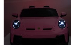 Pojazd elektryczny Porsche 911 GT3, różowy