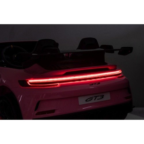 Pojazd elektryczny Porsche 911 GT3, różowy