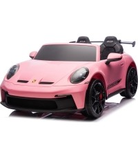 Pojazd elektryczny Porsche 911 GT3 różowy MP4