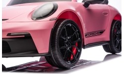 Pojazd elektryczny Porsche 911 GT3 różowy MP4