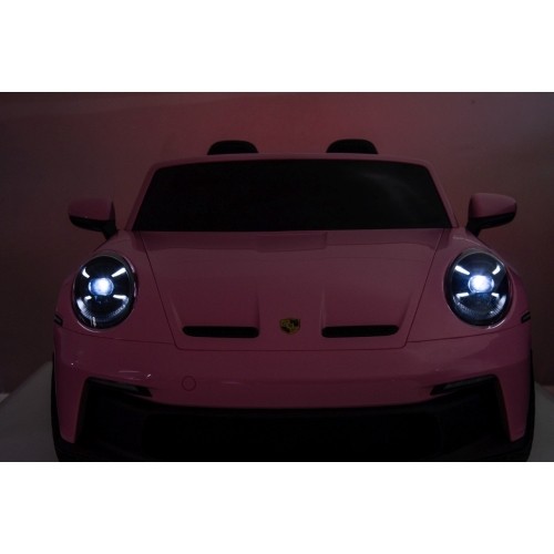 Pojazd elektryczny Porsche 911 GT3 różowy MP4