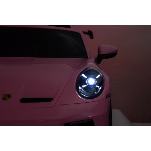Pojazd elektryczny Porsche 911 GT3 różowy MP4