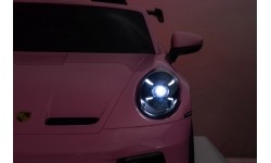 Pojazd elektryczny Porsche 911 GT3 różowy MP4