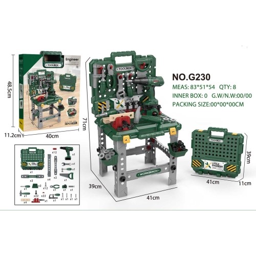 Little Handyman's Workshop 2in1 + Accessories