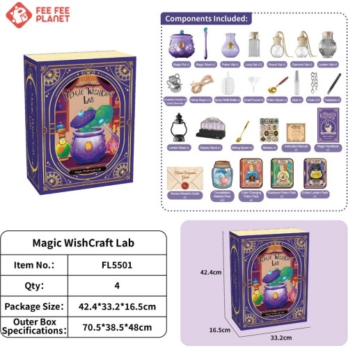 Zestaw magicznego kociołka Małego Alchemika