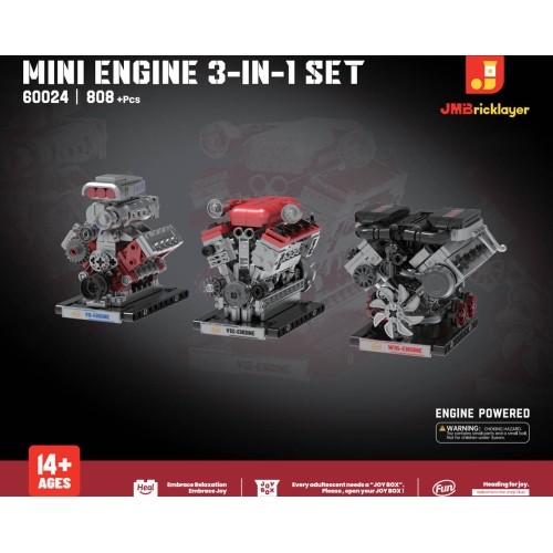 Engine 3in1 Bricks Set 808el.