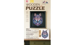 Wooden Jigsaw Puzzle Set 156el. Wolf