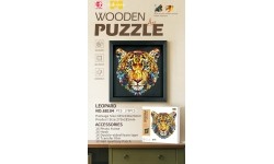 Drewniane puzzle 175 el. Tygrys