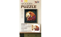 Drewniane puzzle 160 el. Jeż