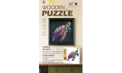 Wooden Jigsaw Puzzle Set 158el. Turtle