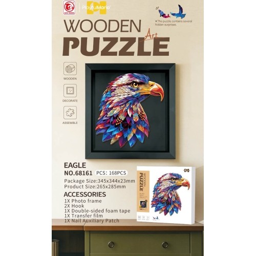 Drewniane puzzle 168 el. Orzeł