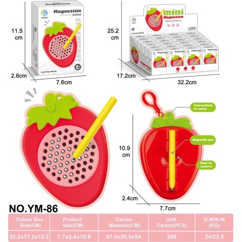 Strawberry Magnetic Board