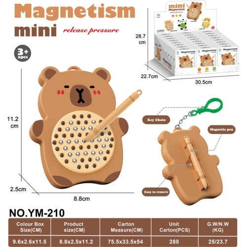 Tablica magnetyczna z kapibarą