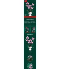 Zestaw konstrukcyjny Różowe Orchidee, 562 el.