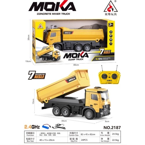 Construction Vehicle Tipper Truck Yellow R/C