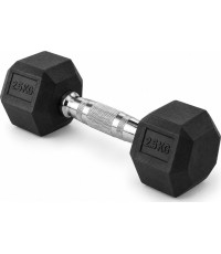HEX PRO Rubber Dumbbell - 2,5 kg