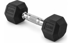 Hantel gumowany FiTKER® HEX PRO - 2,5 kg