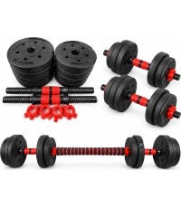 Adjustable Dumbbell & Barbell 2-in-1 Set - 40kg
