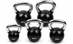 Kettlebell pokryty gumą FITKER - 12 kg