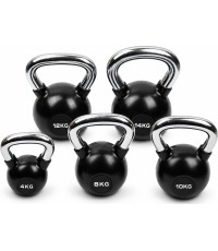 Kettlebell pokryty gumą FITKER - 8 kg