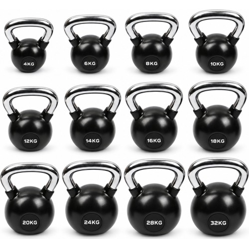 Kettlebell pokryty gumą FITKER - 20 kg