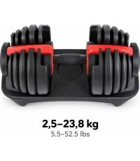 Adjustable Weight Dumbbell - 2,5–23,8 kg