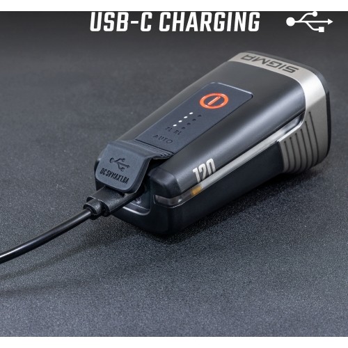 Lampka przednia Sigma Aura 120 Link USB