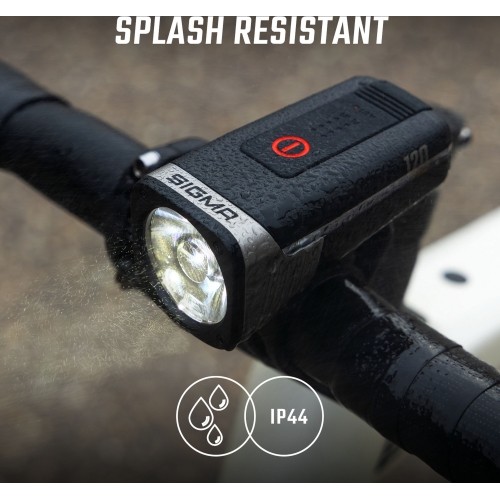 Lampka przednia Sigma Aura 120 Link USB