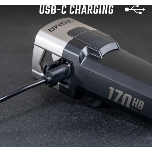 Lampka przednia Sigma Aura 170 HB Link USB