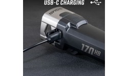 Lampka przednia Sigma Aura 170 HB Link USB
