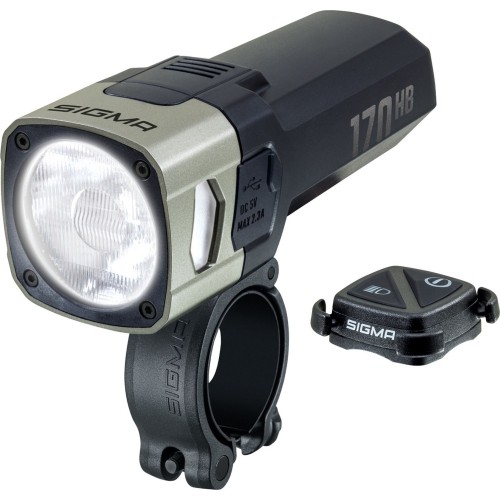 Lampka przednia Sigma Aura 170 HB Link USB
