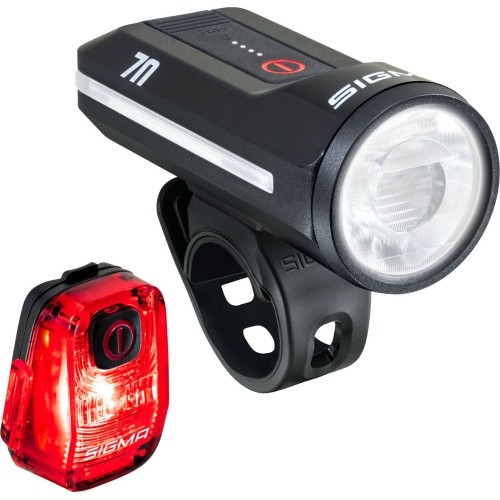 Zestaw oświetlenia Sigma Aura 70 + Hiro 10 USB