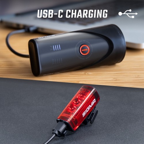 Zestaw oświetlenia Sigma Aura 100 + Hiro 50 Link USB