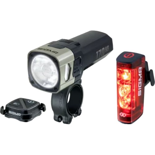 Zestaw oświetlenia Sigma Aura 170 HB + Hiro 50 Link USB