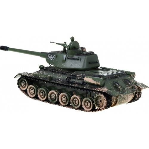 Czołg zabawkowy T-34 kamuflaż, 1:28