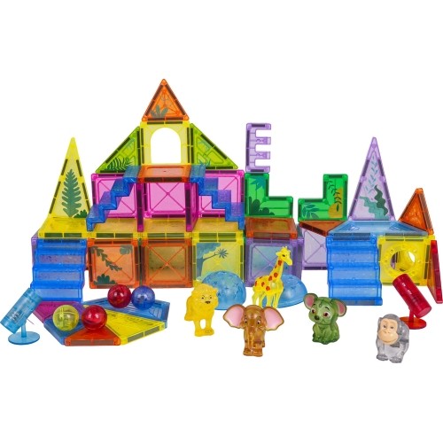 3D ZOO Magnetic Blocks Set 64 pcs.