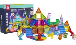 3D ZOO Magnetic Blocks Set 64 pcs.