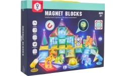 3D ZOO Magnetic Blocks Set 64 pcs.