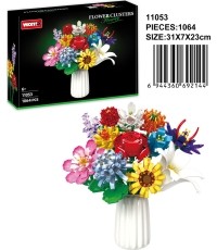 Spring Bouquet Building Blocks Set 1009pcs.