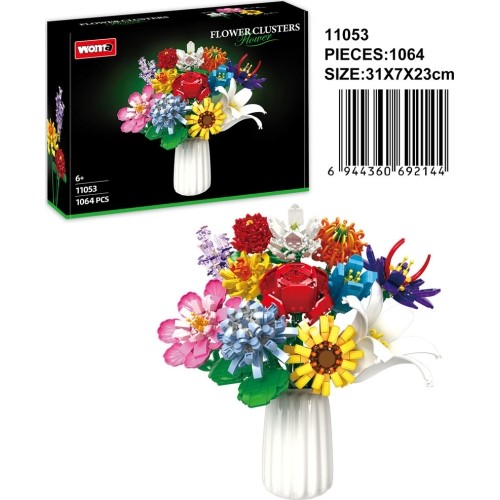 Spring Bouquet Building Blocks Set 1009pcs.