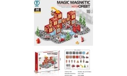 Zestaw klocków magnetycznych Straż Pożarna, 92 szt.