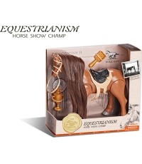 Figurka konia do czesania z długą grzywą