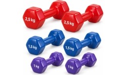 Zestaw hantli winylowych FiTKER® z walizką - 10 kg
