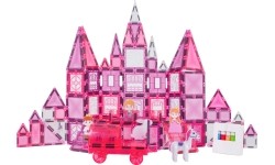 Pink Princess Magnetic Blocks Set 126 pcs.