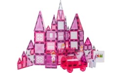 Pink Princess Magnetic Blocks Set 126 pcs.