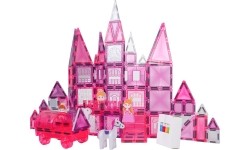 Pink Princess Magnetic Blocks Set 126 pcs.